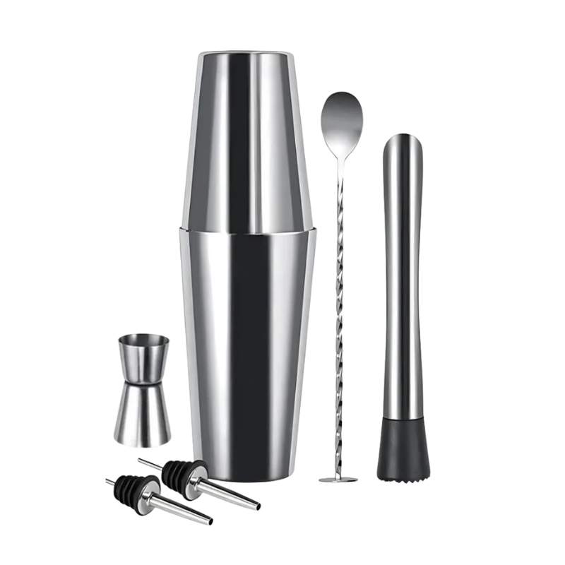 Vosco VSC-600B  6 Parça Avantajlı Kokteyl Set Boston Shaker - 750 ml